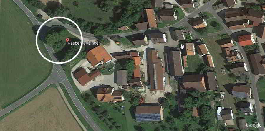 Luftansicht der Kasberger Linde