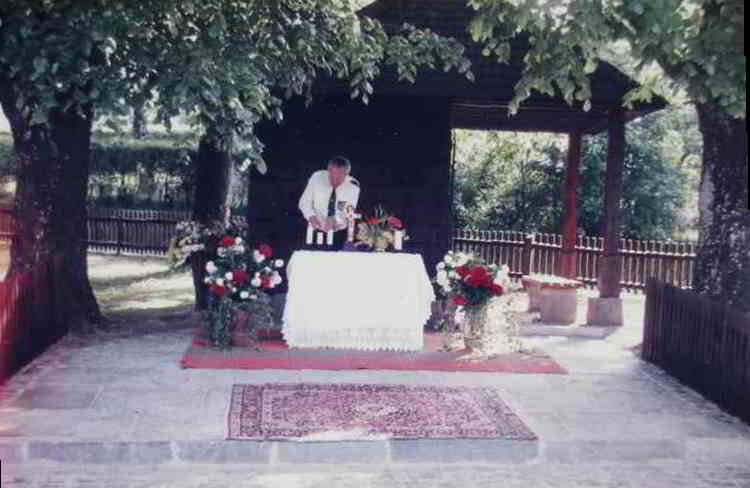 Der Kapellengarten der Kohlbauerkapelle in Wegscheid war eingezäunt, bis in die 1990er Jahre