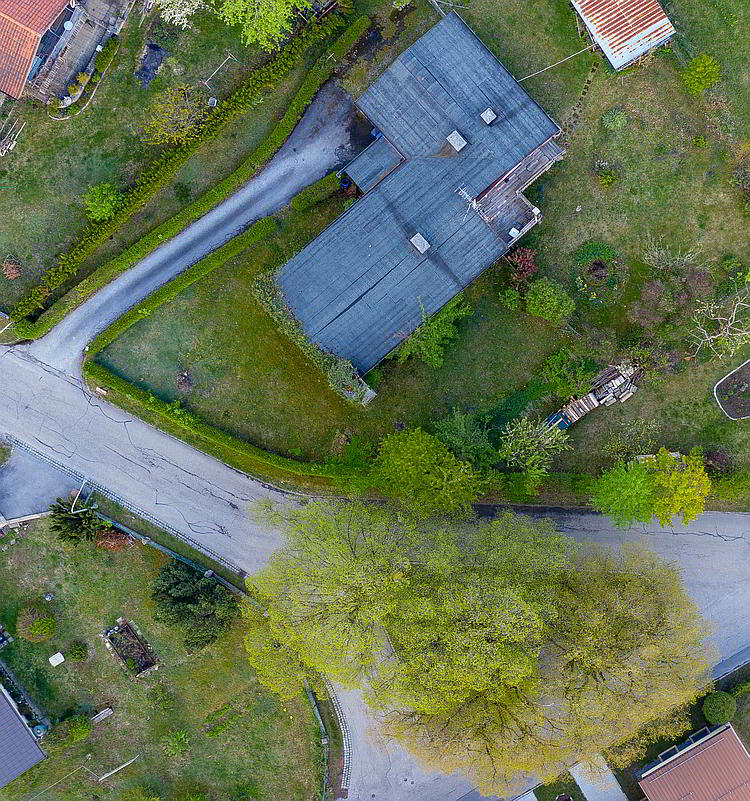 Luftaufnahme Evangelischer Kirche in Wegscheid